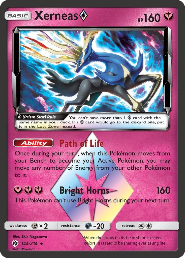 Image for Xerneas Prism Star (SM - Lost Thunder) (144/214) - Pokemon