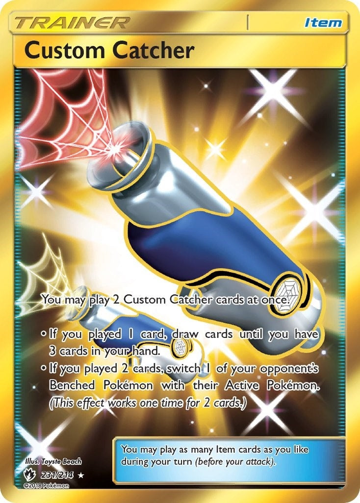 Image for Custom Catcher (Secret) (SM - Lost Thunder) (231/214) - Pokemon
