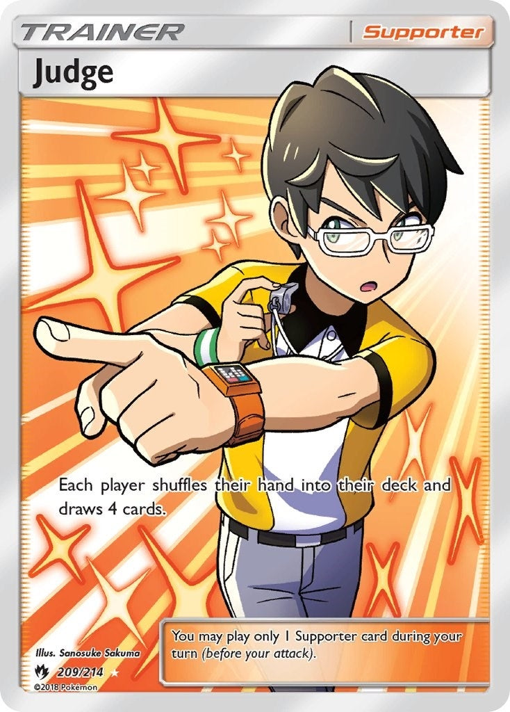 Image for Judge (Full Art) (SM - Lost Thunder) (209/214) - Pokemon