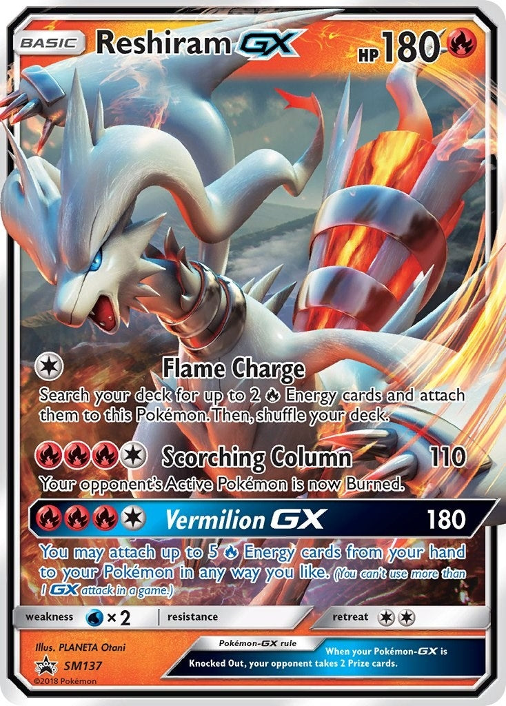 Image for Reshiram GX - SM137 (SM Promos) (SM137) - Pokemon