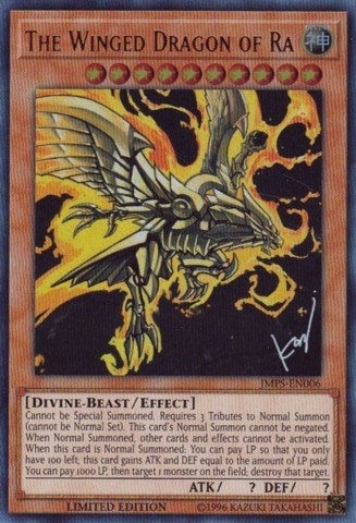 Image for The Winged Dragon of Ra (JMPS-EN006) (Shonen Jump Magazine Promos) (JMPS-EN006) - YuGiOh
