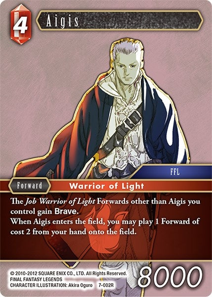 Image for Aigis (Opus VII) (7-002R) - Final Fantasy TCG