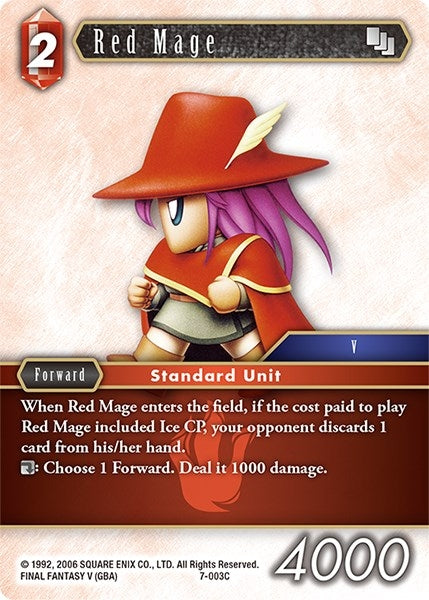 Image for Red Mage (7-003C) (Opus VII) (7-003C) - Final Fantasy TCG