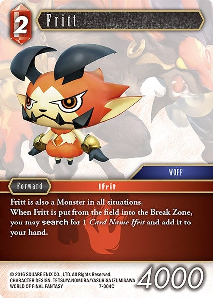 Image for Fritt (Opus VII) (7-004C) - Final Fantasy TCG