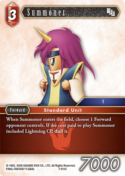 Image for Summoner (7-011C) (Opus VII) (7-011C) - Final Fantasy TCG
