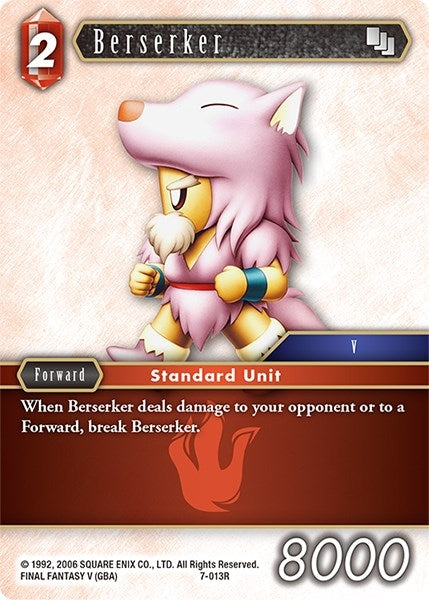 Image for Berserker (Opus VII) (7-013R) - Final Fantasy TCG