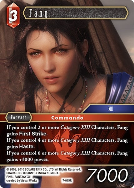 Image for Fang (Opus VII) (7-015R) - Final Fantasy TCG