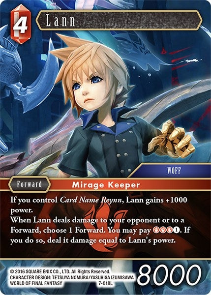 Image for Lann (Opus VII) (7-018L) - Final Fantasy TCG