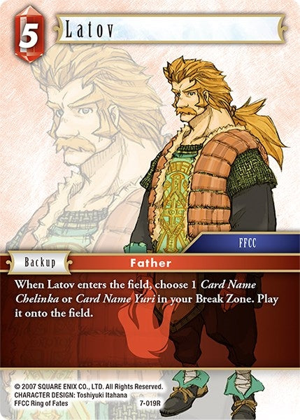 Image for Latov (Opus VII) (7-019R) - Final Fantasy TCG