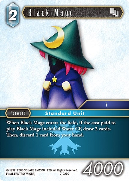 Image for Black Mage (7-027C) (Opus VII) (7-027C) - Final Fantasy TCG