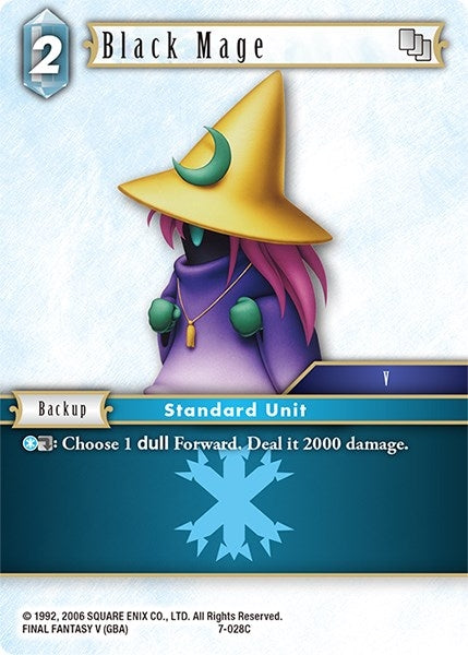 Image for Black Mage (7-028C) (Opus VII) (7-028C) - Final Fantasy TCG