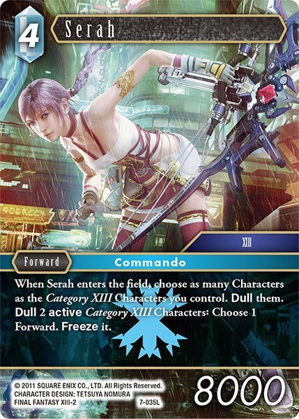 Image for Serah (Opus VII) (7-035L) - Final Fantasy TCG