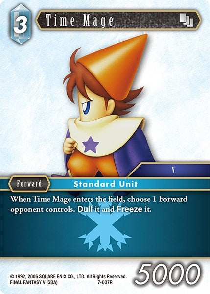 Image for Time Mage (Opus VII) (7-037R) - Final Fantasy TCG