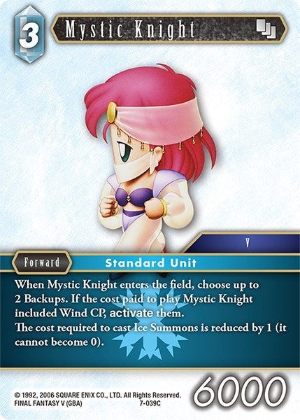 Image for Mystic Knight (7-039C) (Opus VII) (7-039C) - Final Fantasy TCG