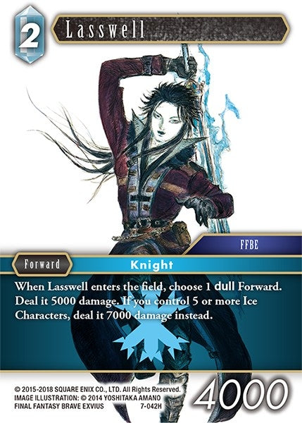 Image for Lasswell (Opus VII) (7-042H) - Final Fantasy TCG
