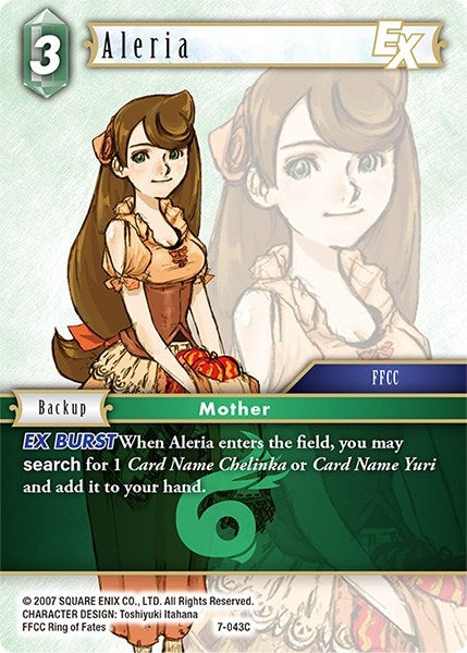 Image for Aleria EX (Opus VII) (7-043C) - Final Fantasy TCG