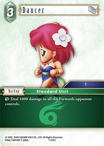 Image for Dancer (Opus VII) (7-047C) - Final Fantasy TCG