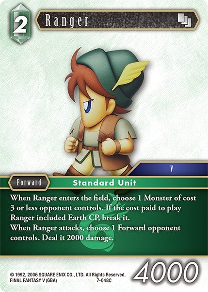 Image for Ranger (Opus VII) (7-048C) - Final Fantasy TCG