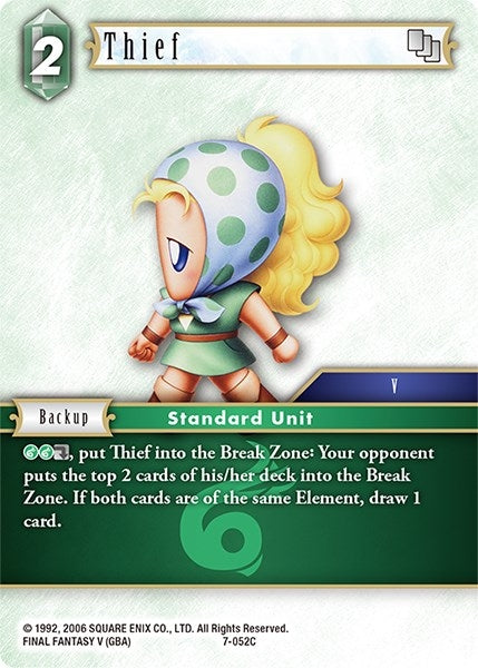 Image for Thief (Opus VII) (7-052C) - Final Fantasy TCG