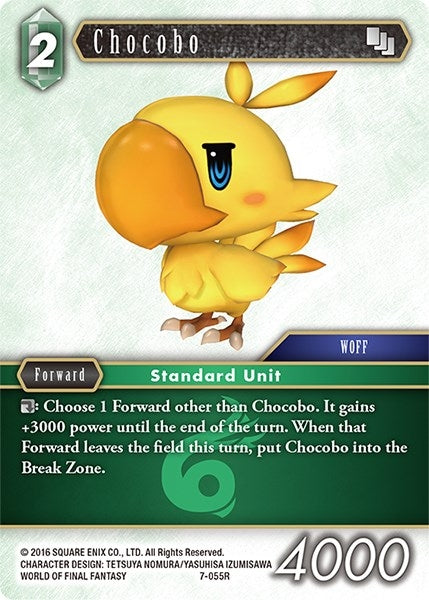 Image for Chocobo (Opus VII) (7-055R) - Final Fantasy TCG