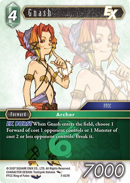 Image for Gnash EX (Opus VII) (7-057R) - Final Fantasy TCG