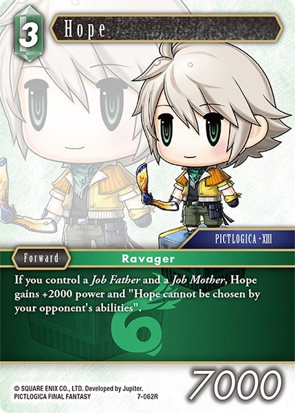 Image for Hope (Opus VII) (7-062R) - Final Fantasy TCG