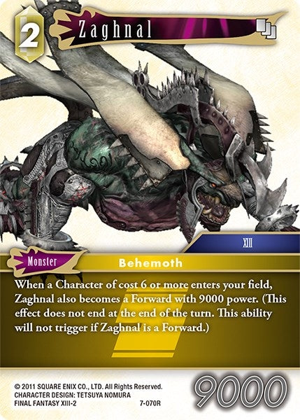 Image for Zaghnal (Opus VII) (7-070R) - Final Fantasy TCG