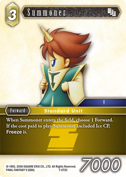 Image for Summoner (7-072C) (Opus VII) (7-072C) - Final Fantasy TCG