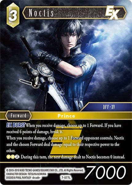 Image for Noctis EX (Opus VII) (7-077L) - Final Fantasy TCG