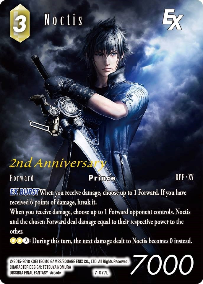 Image for Noctis EX (2nd Anniversary) (FF: Promo Cards) (PR-039/7-077L) - Final Fantasy TCG