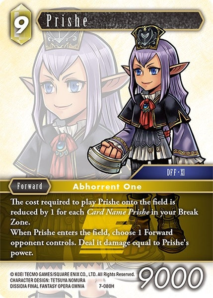 Image for Prishe (Opus VII) (7-080H) - Final Fantasy TCG