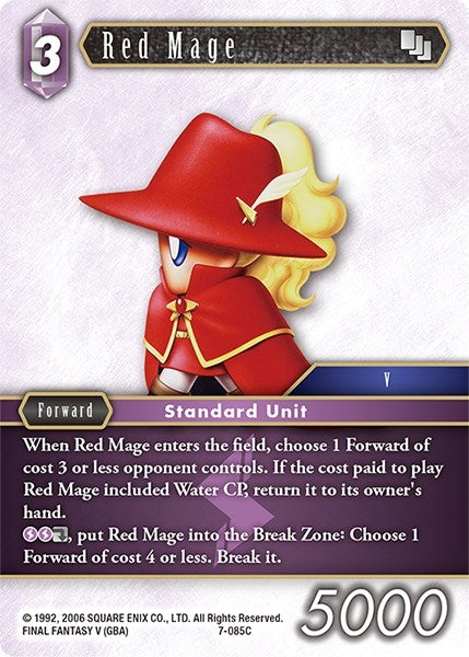 Image for Red Mage (7-085C) (Opus VII) (7-085C) - Final Fantasy TCG