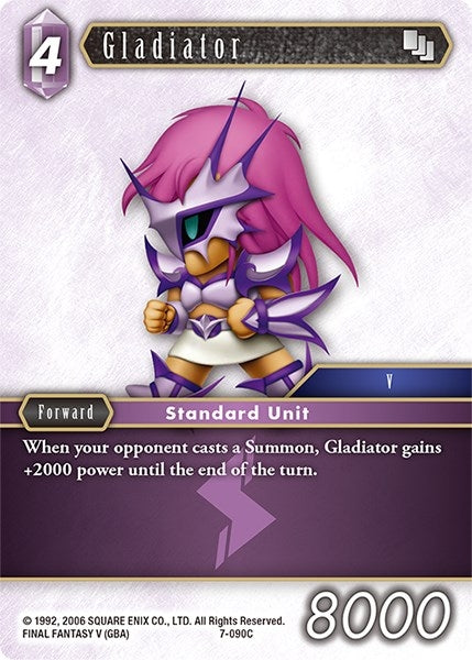 Image for Gladiator (Opus VII) (7-090C) - Final Fantasy TCG
