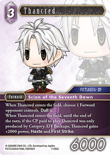 Image for Thancred (Opus VII) (7-092C) - Final Fantasy TCG