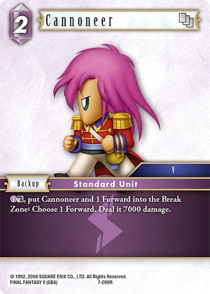 Image for Cannoneer (Opus VII) (7-099R) - Final Fantasy TCG