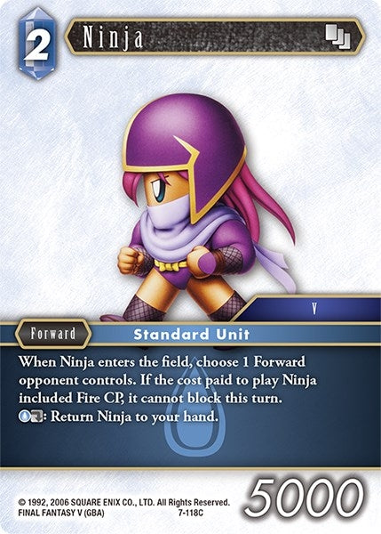 Image for Ninja (7-118C) (Opus VII) (7-118C) - Final Fantasy TCG