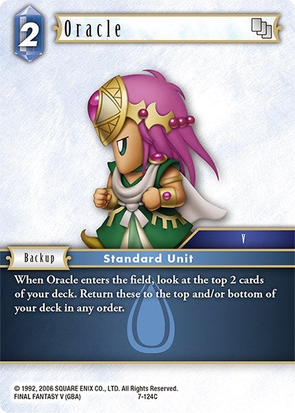 Image for Oracle (Opus VII) (7-124C) - Final Fantasy TCG