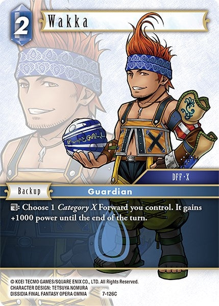 Image for Wakka (Opus VII) (7-126C) - Final Fantasy TCG