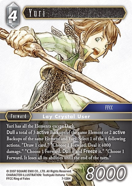 Image for Yuri (Opus VII) (7-128H) - Final Fantasy TCG