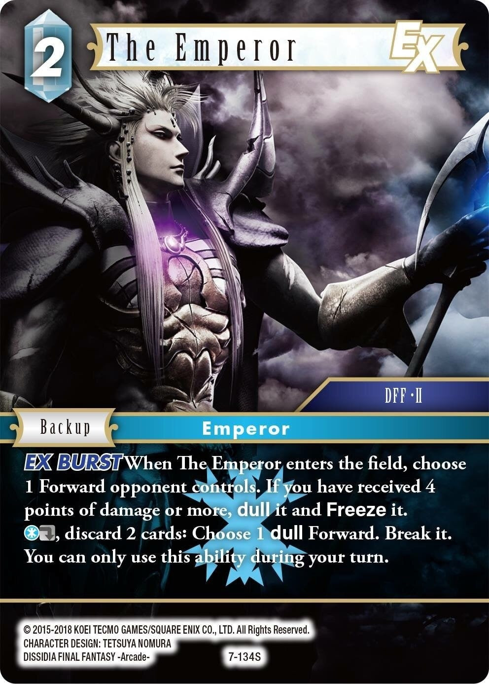Image for The Emperor EX (Opus VII) (7-134S) - Final Fantasy TCG