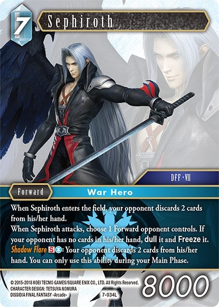 Image for Sephiroth (Opus VII) (7-034L) - Final Fantasy TCG