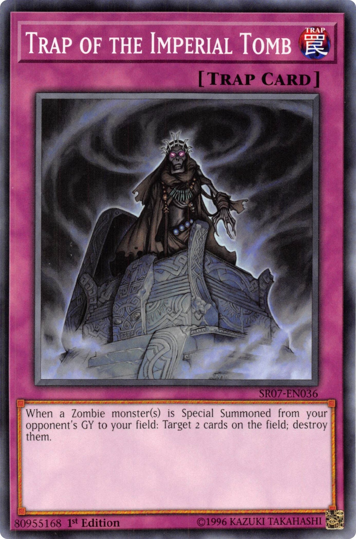 Image for Trap of the Imperial Tomb (Structure Deck: Zombie Horde) (SR07-EN036) - YuGiOh