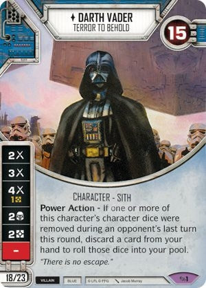Image for Darth Vader - Terror to Behold (Card Only) (Across the Galaxy) (1) - Star Wars: Destiny
