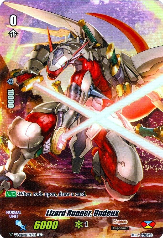 Image for Lizard Runner, Undeux (Full Art) (Parallel Foil) (V-MB01: PSYqualia Strife) (V-MB01/032EN-B) - Cardfight Vanguard