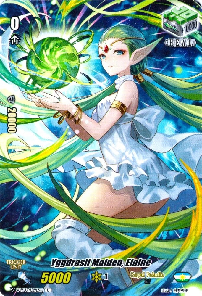 Image for Yggdrasil Maiden, Elaine (Full Art) (V-MB01: PSYqualia Strife) (V-MB01/029EN-B) - Cardfight Vanguard