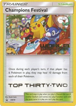 Image for Champions Festival - SM78 (World Championships 2017) [Top Thirty-Two] (SM Promos) (SM78) - Pokemon