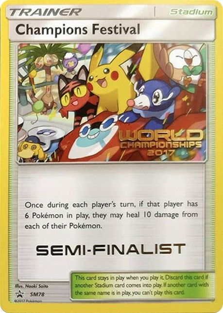 Image for Champions Festival - SM78 (World Championships 2017) [Semi-Finalist] (SM Promos) (SM78) - Pokemon