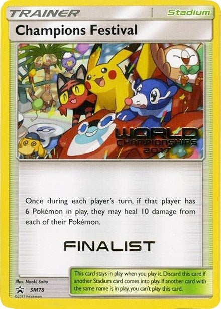 Image for Champions Festival - SM78 (World Championships 2017) [Finalist] (SM Promos) (SM78) - Pokemon