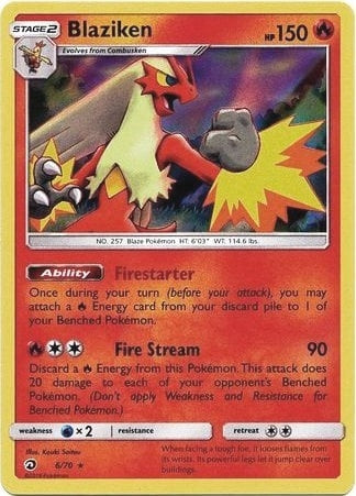 Image for Blaziken - 6/70 (Dragon Majesty) (Deck Exclusives) (006/070) - Pokemon