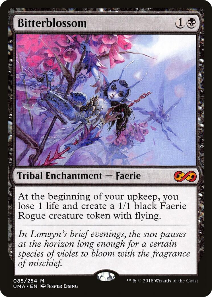 Image for Bitterblossom (Ultimate Masters) (85) - Magic: The Gathering